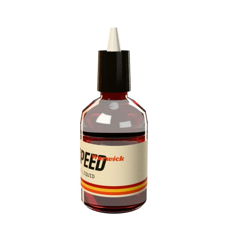3D render of an e-liquid bottle